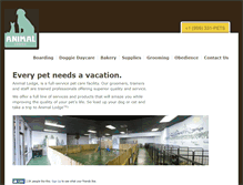 Tablet Screenshot of animallodgellc.com